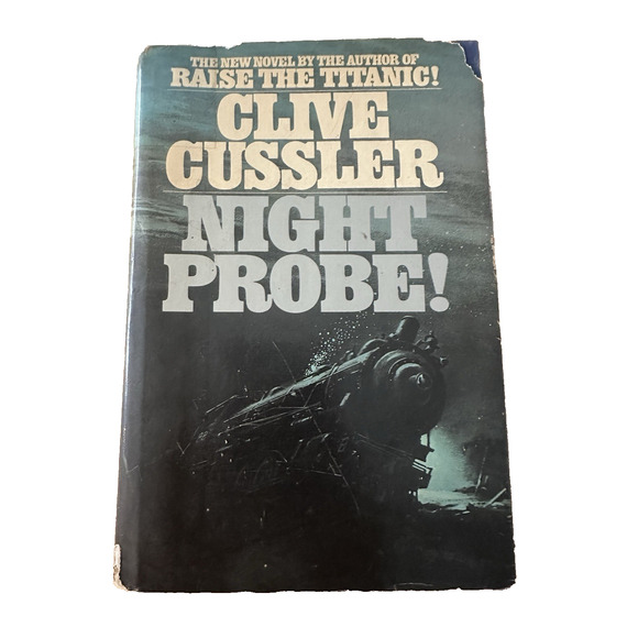 Night Probe! Clive Cussler HC/DJ/1st Edition 1981 Dirk Pitt Novel Adventure VTG - Picture 1 of 13